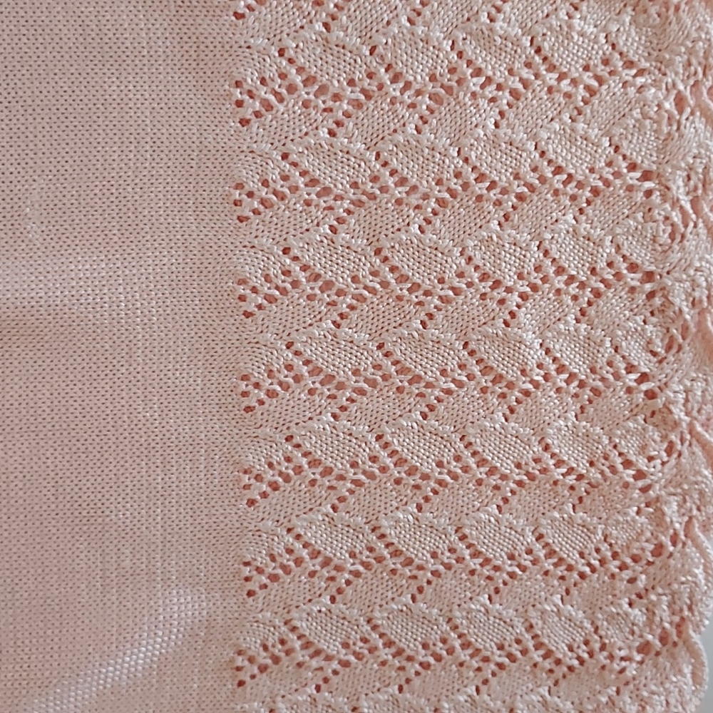 Vintage Peach Cache Shell Vest Top Size Large - image 3